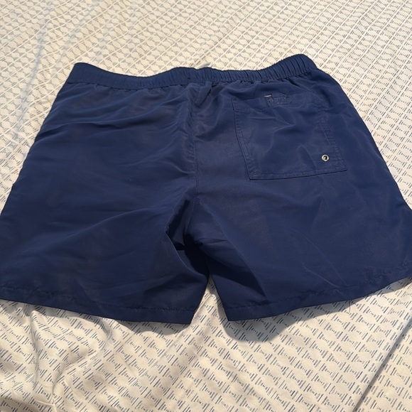 Men's Blue Swim Shorts - Picture 2 of 3